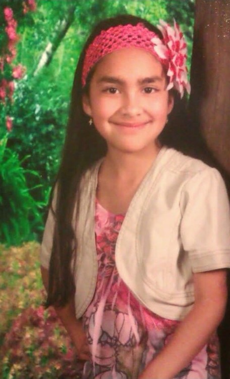 Marcela as a child